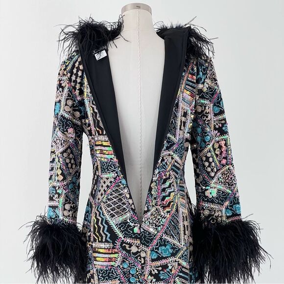 Jovani 09818 Multicolored Cocktail Evening Dress - Picture 8 of 14